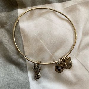 Alex and Ani silver otter bracelet